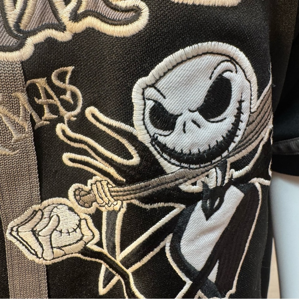 Disneyland Resort Nightmare Before Christmas Jack Skellington Baseball Jersey - Picture 5 of 10